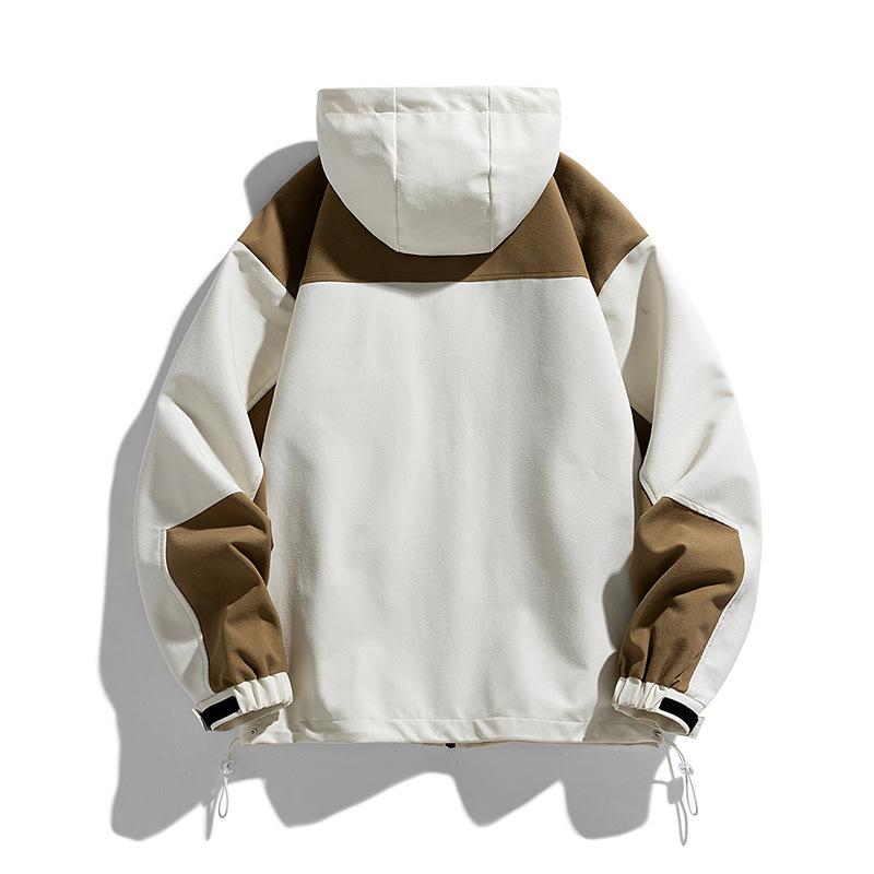 Весенне-осенняя куртка Куртка Мужская Модная брендовая Сращивание Мужская одежда Повседневная куртка в стиле милитари Куртка