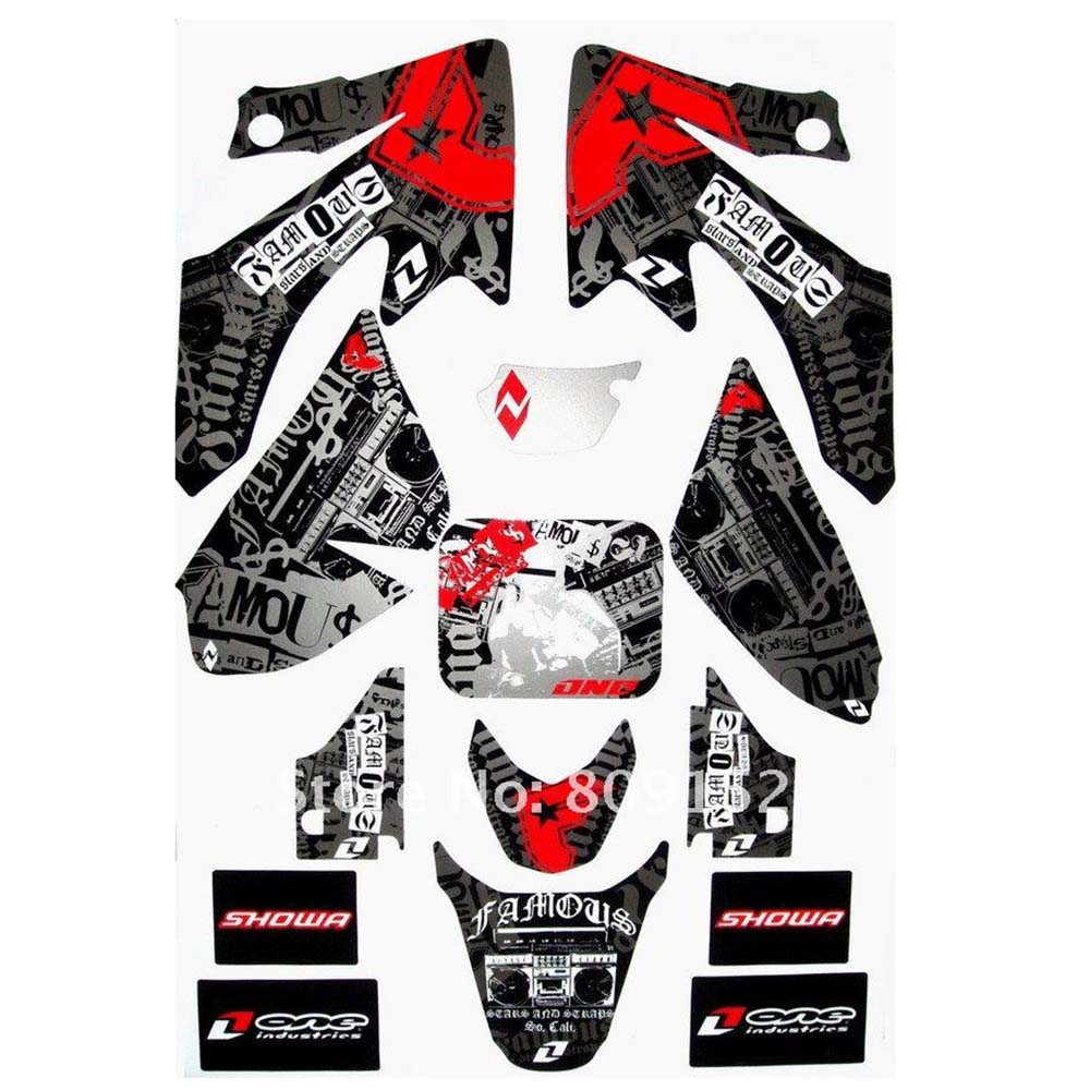 Комплекты наклеек и пластиковых обтекателей крыльев CRF50 для SSR XR50 50cc 70cc 90cc 110cc 125cc 140cc 150cc 160cc Питбайк Dirt Trail Bike