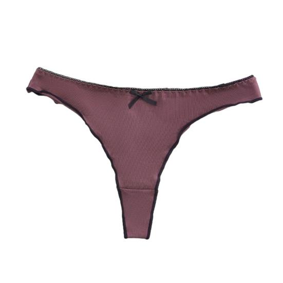 Yousheng Женские стринги Бесшовные с низкой посадкой Хлопковое нижнее белье Сексуальные трусики бикини с оборками Женские дышащие трусы