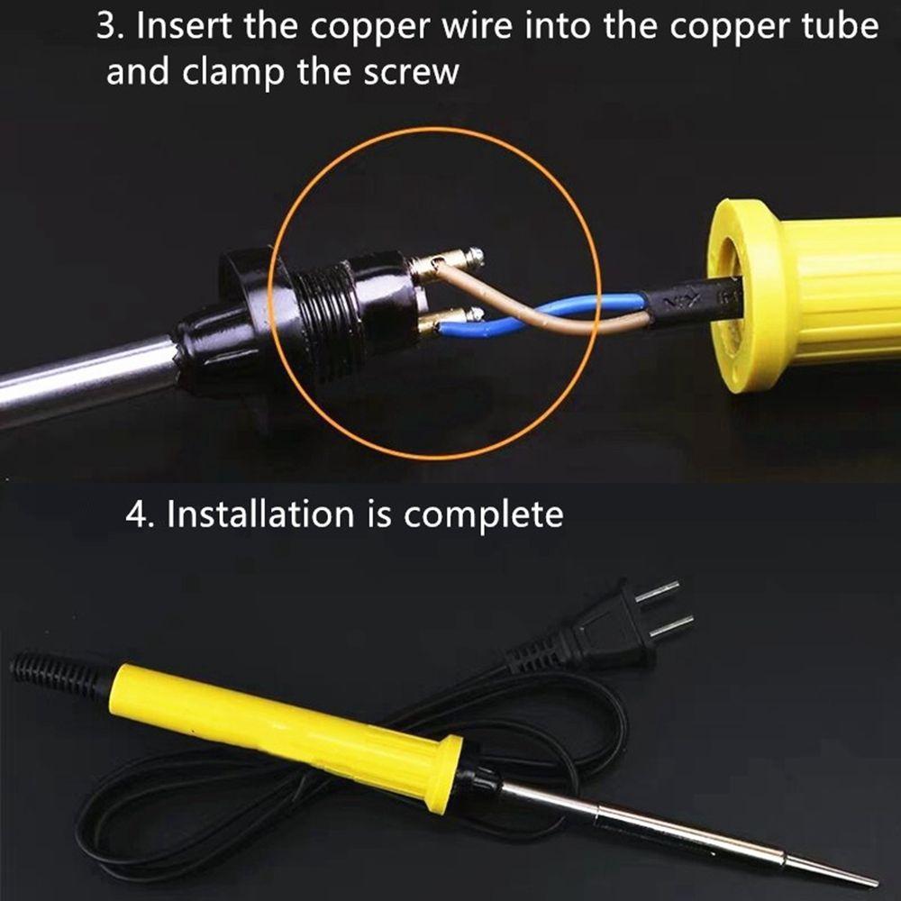 220 В 110 В Электрический нагреватель Внутренний адаптер Паяльник Нагрев Регулируемая температура Припой