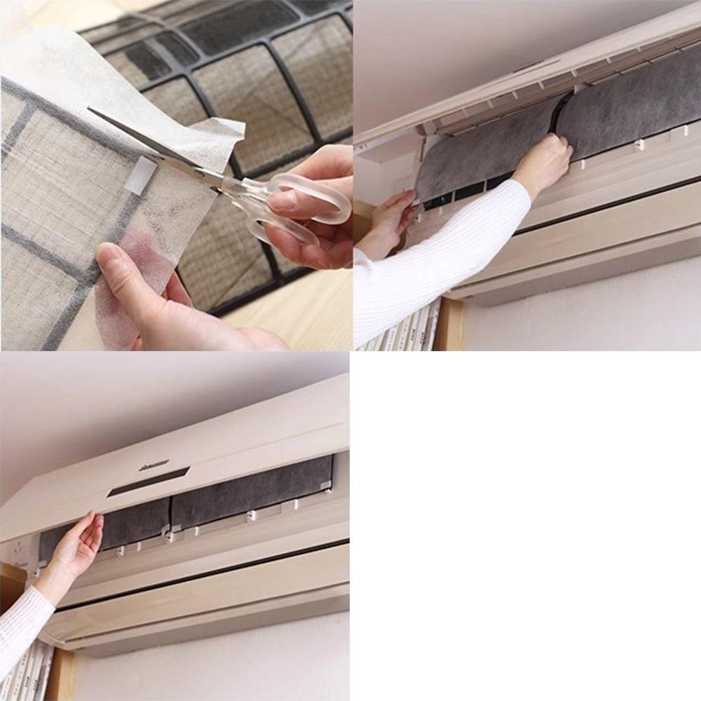 Самоклеящийся фильтр для кондиционера, масштабируемый фильтр для очистки воздуха, крышка для очистки вилки