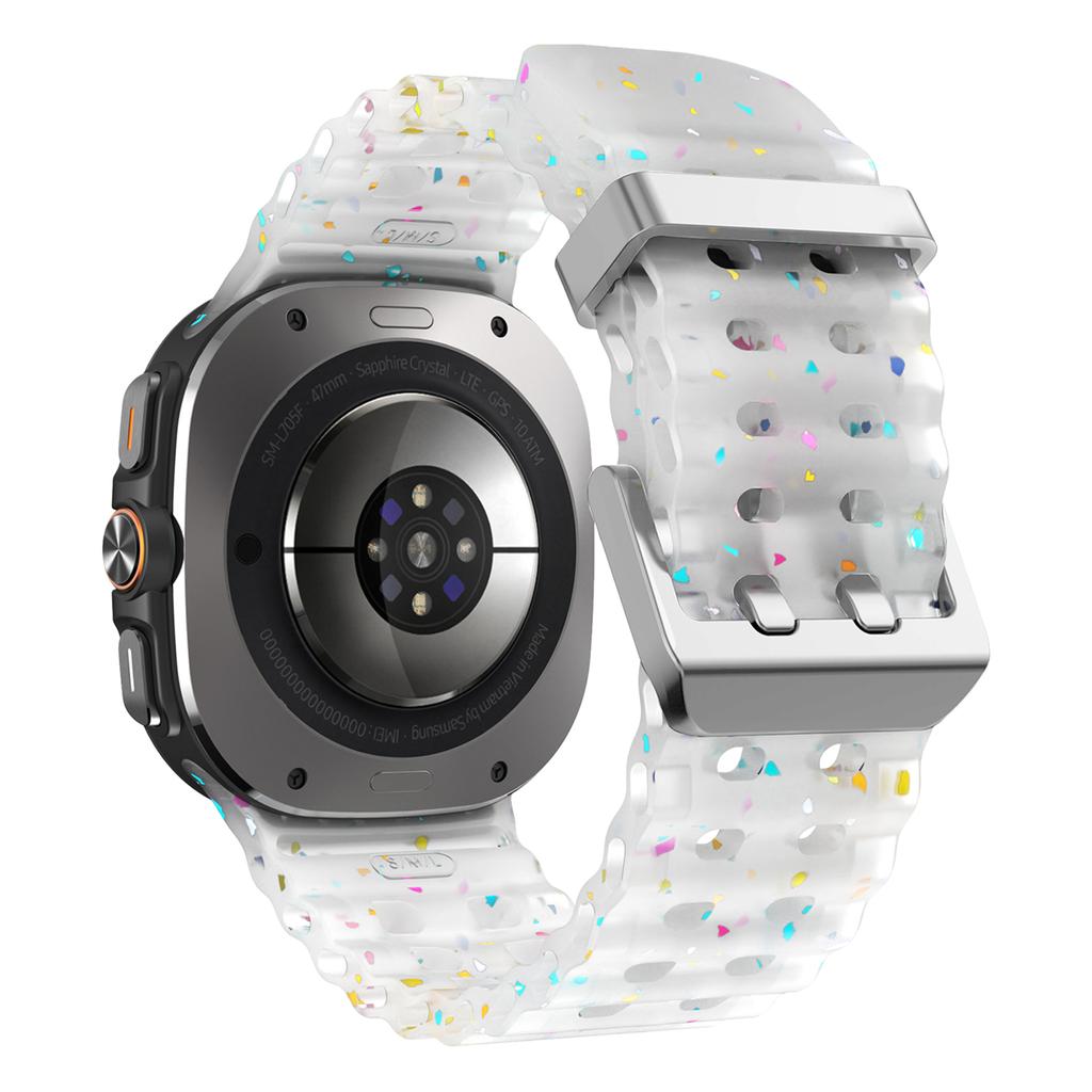 Оригинальный морской ремешок для Samsung Galaxy watch Ultra 47 мм Аксессуары Силиконовый спортивный браслет Ремешок Galaxy watch 7 Ultra