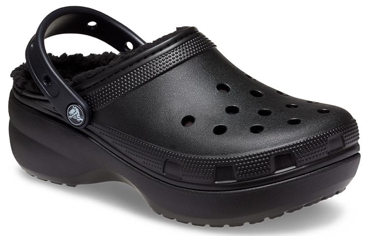 Crocs Классические утепленные клоги на платформе 'Черные' Женские 207938-001