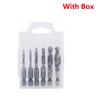 Hex Shank Titanium Plated HSS Screw Thread Metric Tap Drill Bits Screw Machine Compound Tap M3 M4 M5 M6 M8 M10 Hand Tools