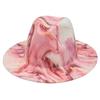 2022 Fedora Hat Print Color Hat Felt Hat Jazz Hat