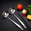 Stainless Steel Long-Handle Large Soup Spoon and Colander