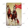Жестяная табличка Оригинальное ПИВО Budweiser Металлические знаки Забавные металлические постеры Ретро настенная табличка Ретро винтажная тарелка Для настенного декора бара клуба