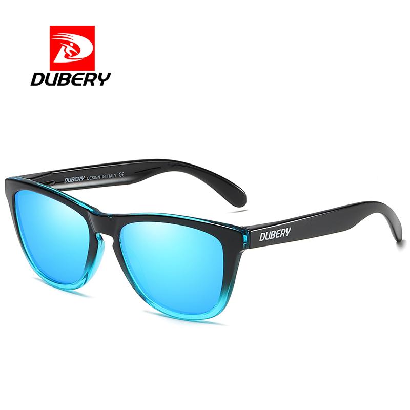 DUBERY Classic Polarized Sunglasses Men Women Ultralight Eyeglasses Frame Sun Glasses Outdoor Travel UV Goggles Male Gafas D181