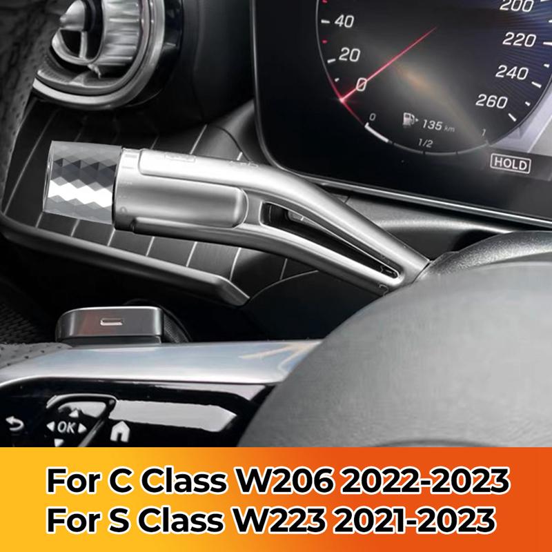 Для Mercedes Benz CS Class C-Class W206 S-Class W223-2023 Рычаг переключения передач, стержень стеклоочистителя, внутренние чехлы, наклейки, отделка, АБС-пластик