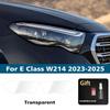 For Mercedes Benz A/B/C/E/S Class Smoke Black High Gloss Pre-Cut TPU Headlight Protective Film PPF Anti-Scratch Vinyl Wrap Kit