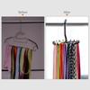 360 Degree Rotating Belt Rack Neck Tie Hanger Storage Hanger Tie Belt Neck Holder Space Saving 20 Hooks Clothes Hanger