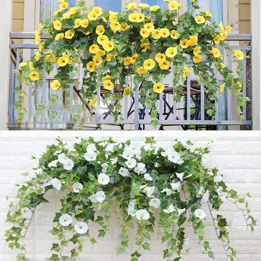 Wedding Home Decor Bouquet Fake Morning Glory Artificial Flowers Artificial Plants Silk  flower