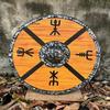 Wooden Viking Handmade Shield - Wooden Cosplay Shield Viking Gift For Him Knight