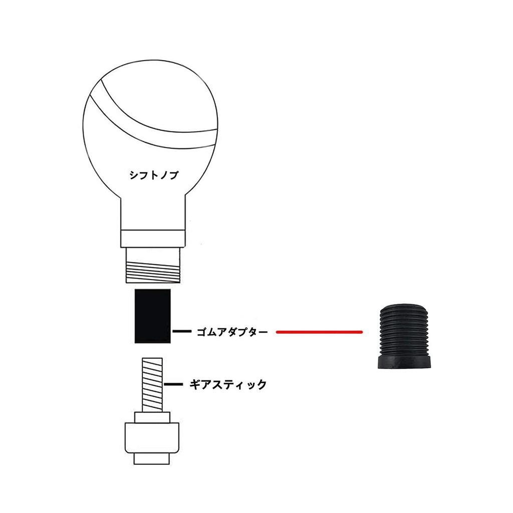 Lunsom PU Ручка переключения передач 5-ступенчатая Шаровая ручка переключения передач Общий Автомобиль с ручным управлением (синий)
