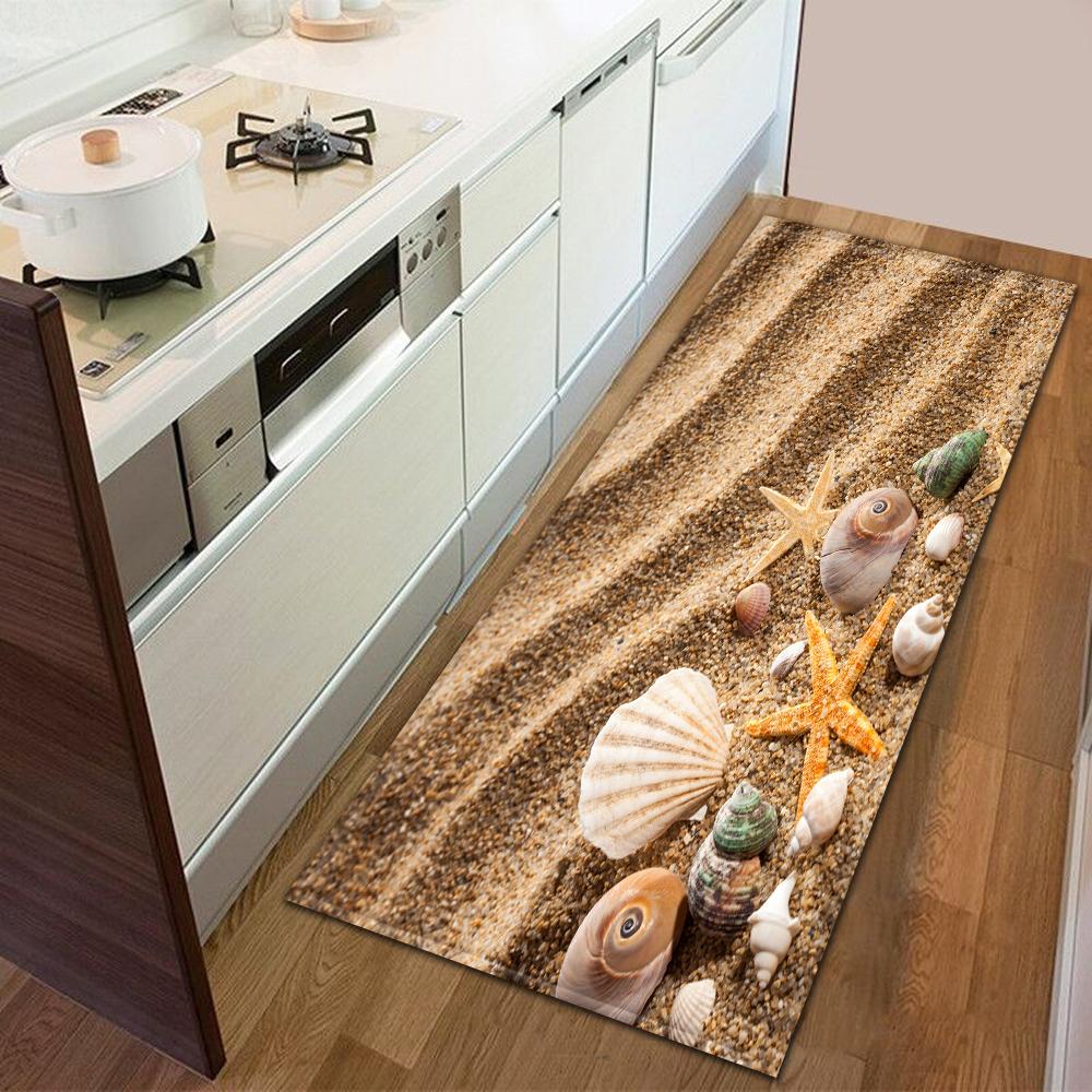 Entrance Door Mat Kitchen Bedroom Carpet Non-slip Floor Corridor Balcony Carpet Modern Printed Pattern Floor Mat