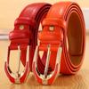 [Source] Women'S Leather Pin Buckle Belt, Women'S 3.0 Thin Belt Candy Color