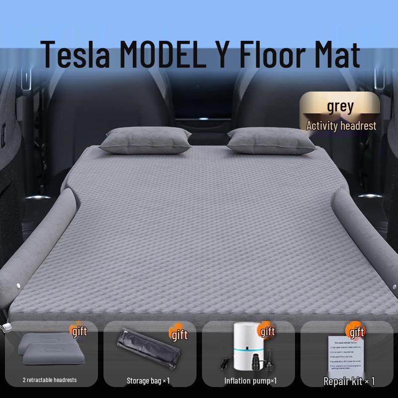 Tesla Model Y Car Mattress - Maodou Y Sleeping Mat for Rear Seat and Trunk, YaSleep Air Mattress.