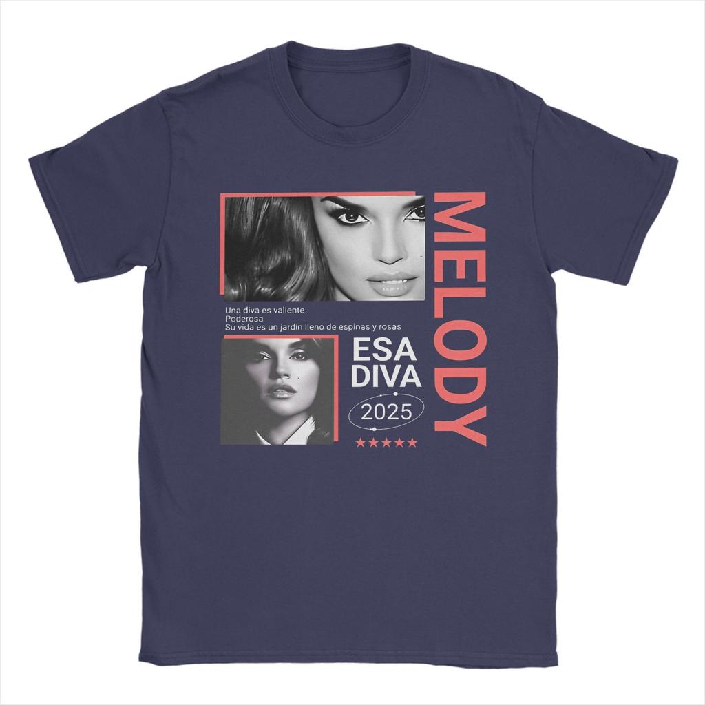 Футболка Melody Esa Diva Spain Евровидение 2025 для мужчин женщин Идея подарка Футболки Хлопковая одежда