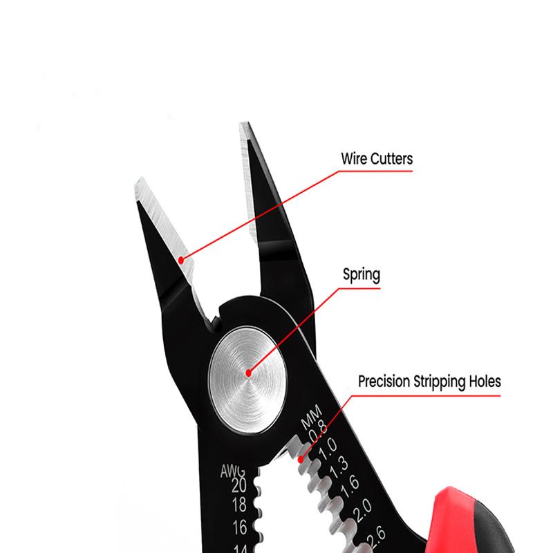 Многофункциональные плоскогубцы для зачистки проводов, инструменты, автоматический резак для зачистки кабеля, инструменты для обжима проводов, ремонт электрика