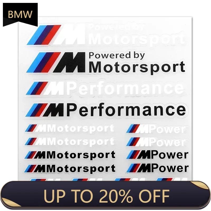 2025 E46 For BMW 1PCS Car M Performance Power Motorstport sticker For bmw M Sticker X1 X3 X4 X5 X6 X7 e46 e90 f20 e60 e39 f10 f3