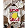 Creative Lemon Fruit Cello Pattern T Shirt Women Summer Comfortable Tops Soft T-Shirts Cotton All-Match Female Short Sleeve