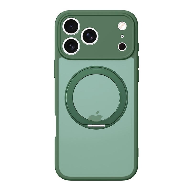 Магнитный чехол-подставка с вращением на 360° для iPhone 17 15 14 13 16 Pro Max Air для Magsafe Кольцо-держатель для снятия стресса Полное покрытие объектива