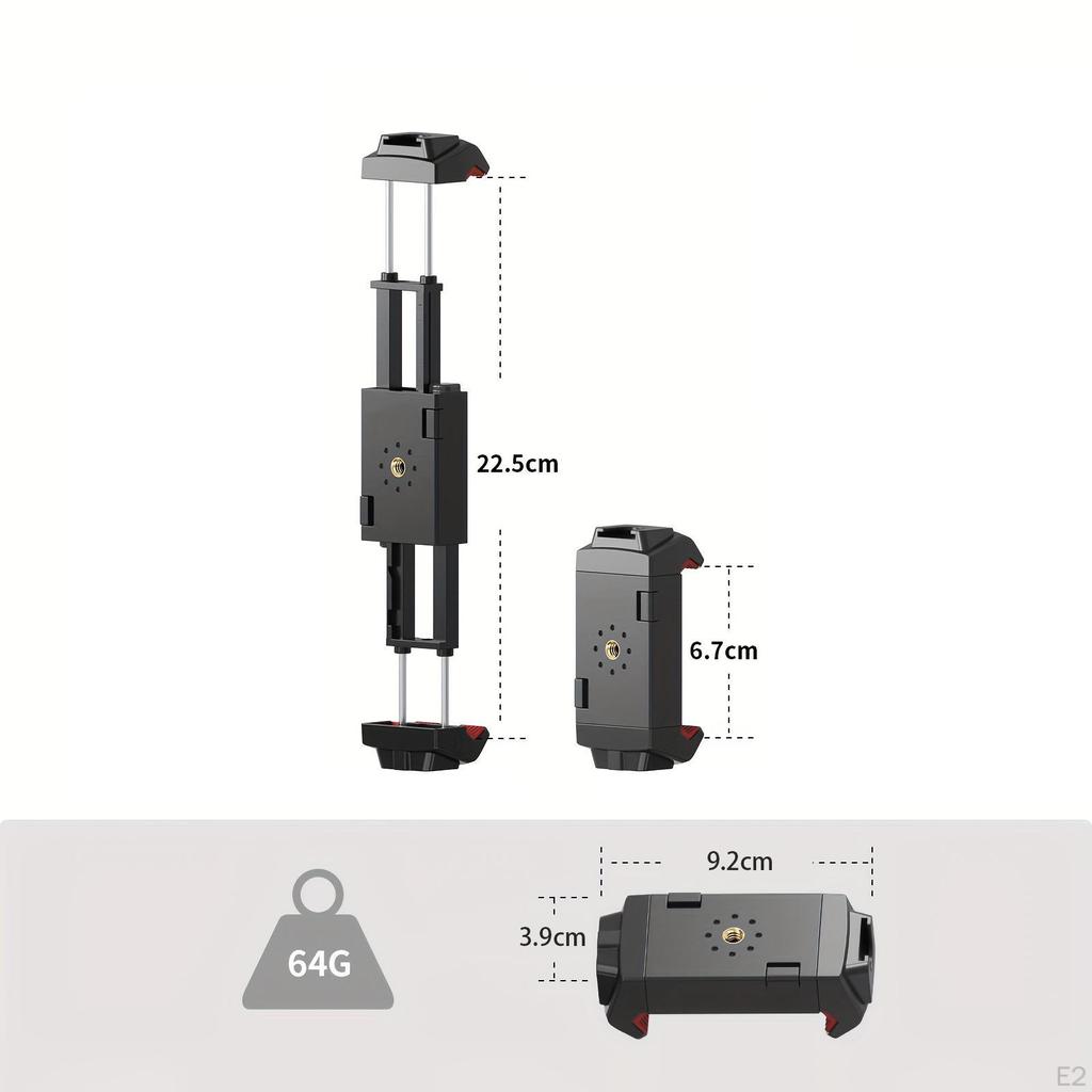 Крепление для штатива планшета, устойчивый адаптер, держатель, подставка для телефона, прочный противоскользящий винт 1/4" для видео