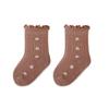 Infant Kids Girl Cotton Socks Baby Ruffles Vintage Floor Socks 0-5Y Baby Children Socks For Princess Cute Socks Flower