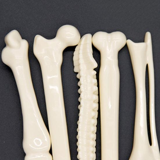 Шариковая ручка в форме кости, офисная канцелярия, пластиковая ручка для пальцев для ортопеда, врачей, медсестер