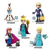 5 шт./комплект Серия FROZEN Принцесса Эльза Мини Фигма 66006-66010 Строительные Блоки Модель Игрушки, предназначенные для Детей Игрушка