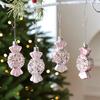 Christmas Nut Shape Home Decoration Candy Shape Exquisite Glitter Design Luxury Christmas Tree Decorations Shining 4PCS/Set
