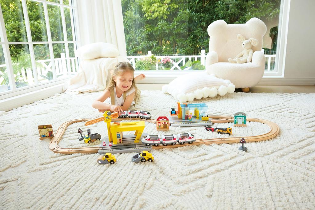 Hape Construction Vehicle Set E3878