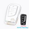 2/3/4 кнопки для Toyota Auris Corolla Reiz Avensis Verso Yaris Aygo Rav4 Scion TC IM TPU чехол для ключа автомобиля крышка пульт оболочка брелок