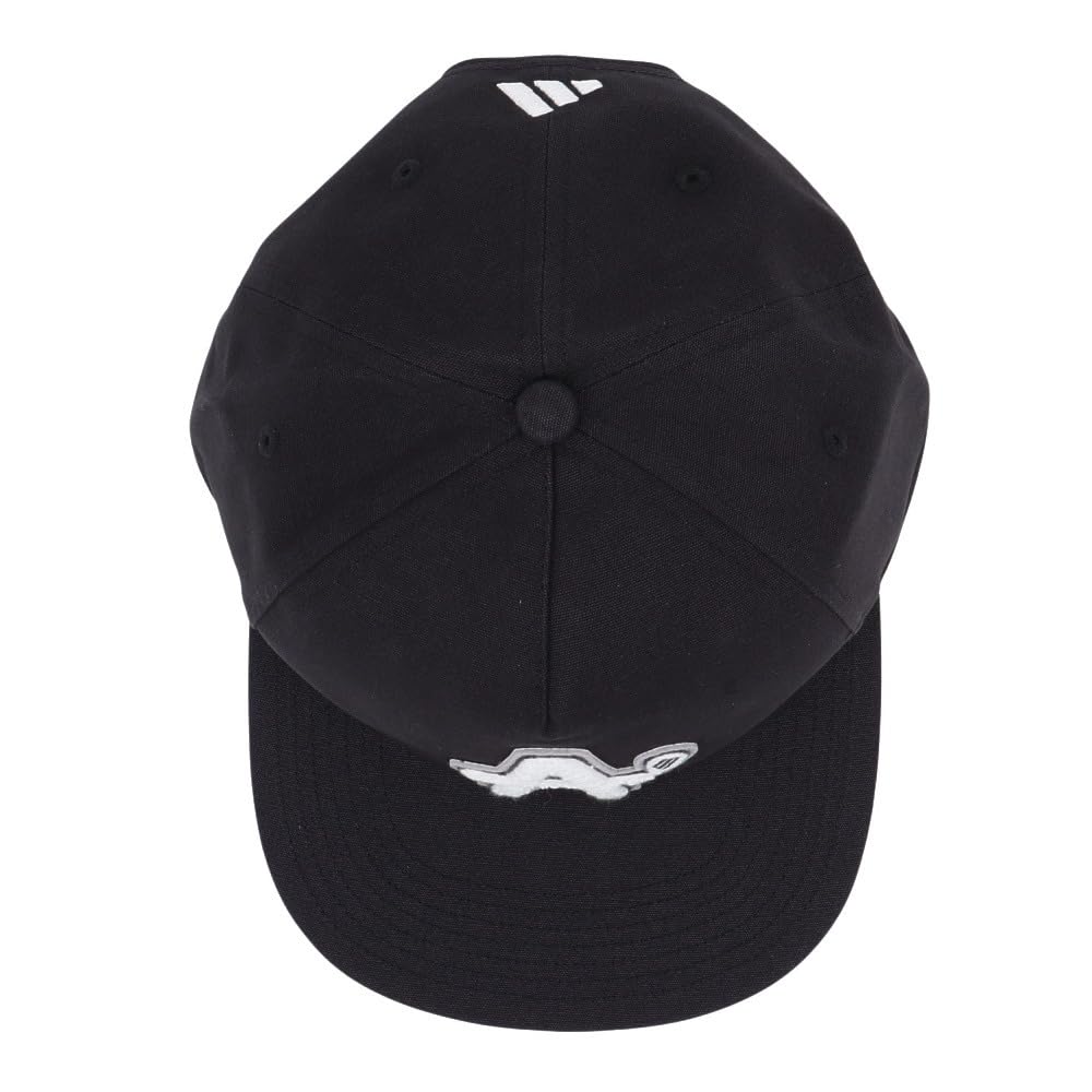 Adidas Golf Flat Bill Cotton Cooling Black Men's Cap,