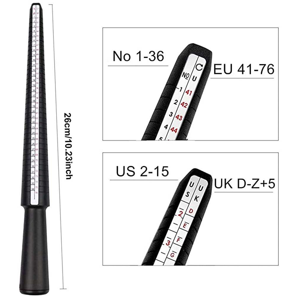 Окружность Размер кольца Карта Таблица Размер пальца Доска Кольцо Мандрель Палочка Измеритель кольца Картон