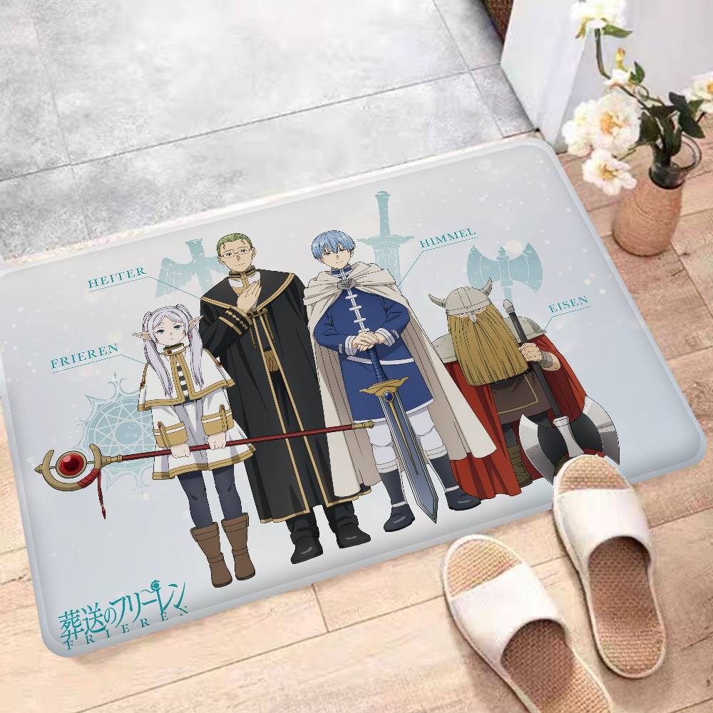 Аниме Фрирен Коврик для входной двери Скандинавский стиль Спальня Гостиная Придверный коврик Дом Балкон Противоскользящий Современный домашний декор