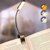 Glocusent 13-LED Книжная лампа, Лампа с клипсой, Перезаряжаемая, 120 часов, 3 теплых цвета, Бесступенчатое затемнение, Безопасная для глаз, Прикроватная лампа для чтения, A40