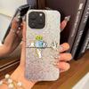 Акриловая задняя панель и ТПУ бампер для iphone 17 Pro 16 Plus XS Max 13 14 11 Air 15 12 18 Pro Max XR Кошки и Цветочный букет hone Case Ударопрочный чехол