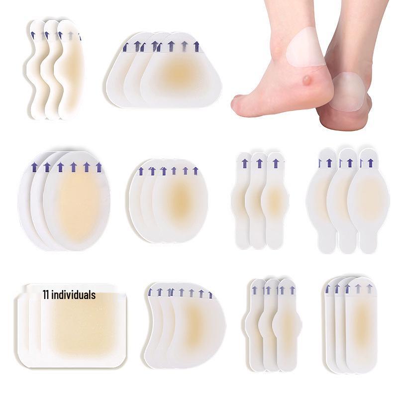 Thin Hydrocolloid Heel Pads for Women’s High Heels, Anti-Friction Invisible Gel Blister Patches
