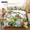 Tropical Green Plant Bedding Set Duvet Cover Set 3d Bedding Digital Printing Bed Linen Queen Size Bedding Set Fashion Design