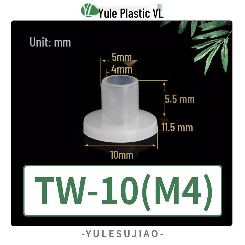 Nylon Insulating T-Type Plastic Washer for Transistor