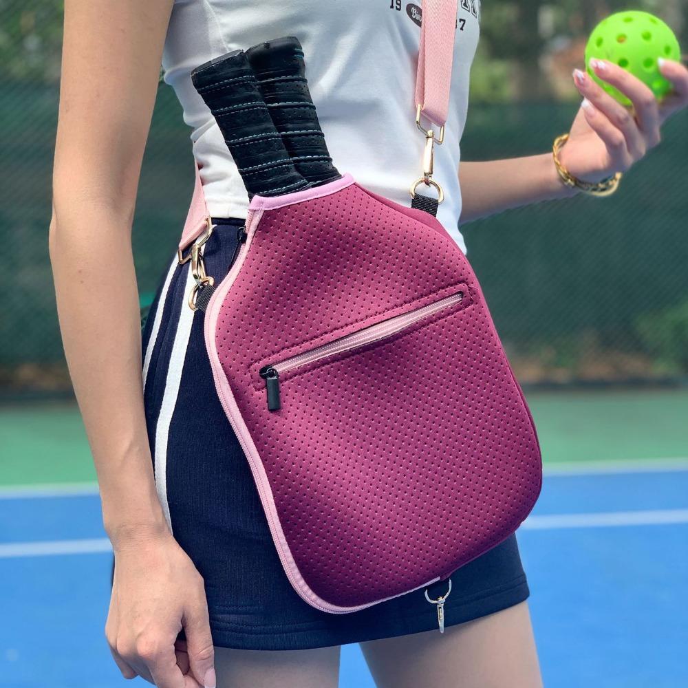 Zipper Closure Pickleball Paddle Cover Waterproof Pickleball Racket Bag Unisex