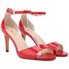 High Heels Sandals Patent Leather Ankle Strap Summer Sexy Party Wedding Women Pumps Shoes