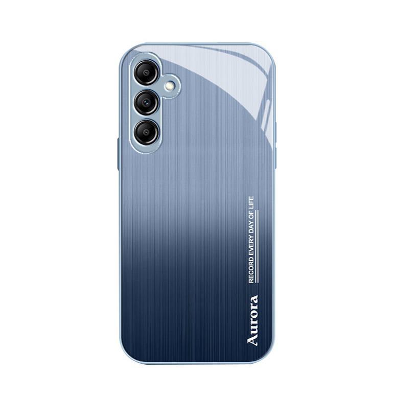 Samsung A14 Aurora Stripe, металлическая краска S12, стекло A30, матовая текстура 32/73 FE Advanced — совместимый чехол для телефона.