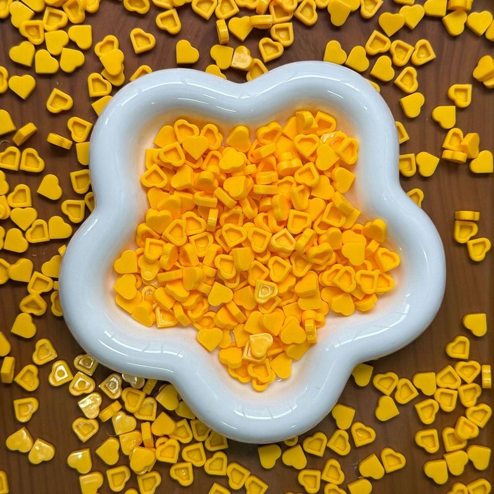 Beads Squeeze Toy Heart Brick Particles Slime Fillers Stuffing Building Blocks Craft Accessories