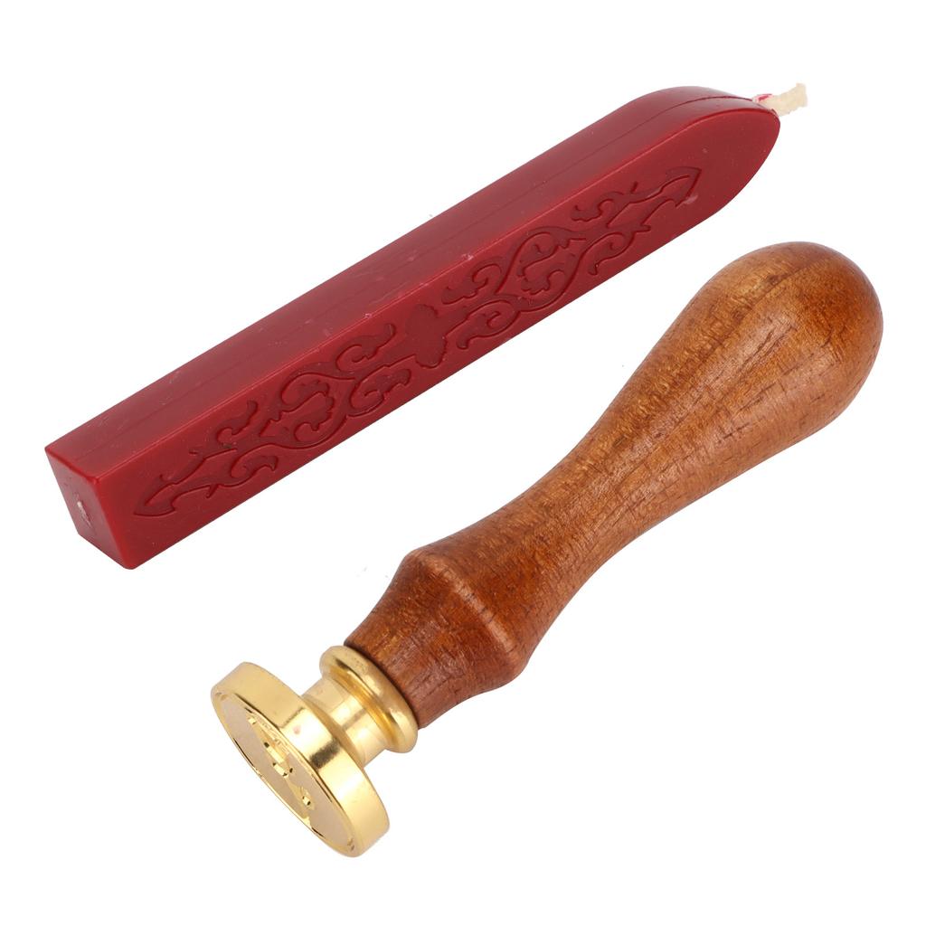Wax Seal Stamp Kit Clear Pattern Simplicity DIY Classic Sealing Kit for Envelopes Invitations