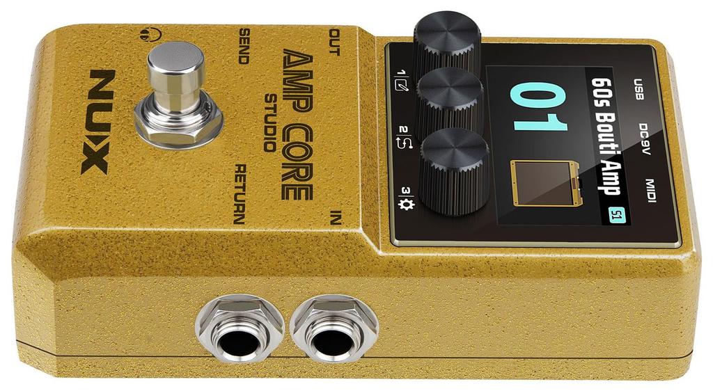 NUX Amp Core Studio Моделировщик усилителей Педаль IR Гитарные эффекты &