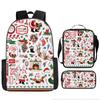 Pixel Halloween Student School Bag Cartoon School Bag Children's Backpack Anime Backpack Satchel