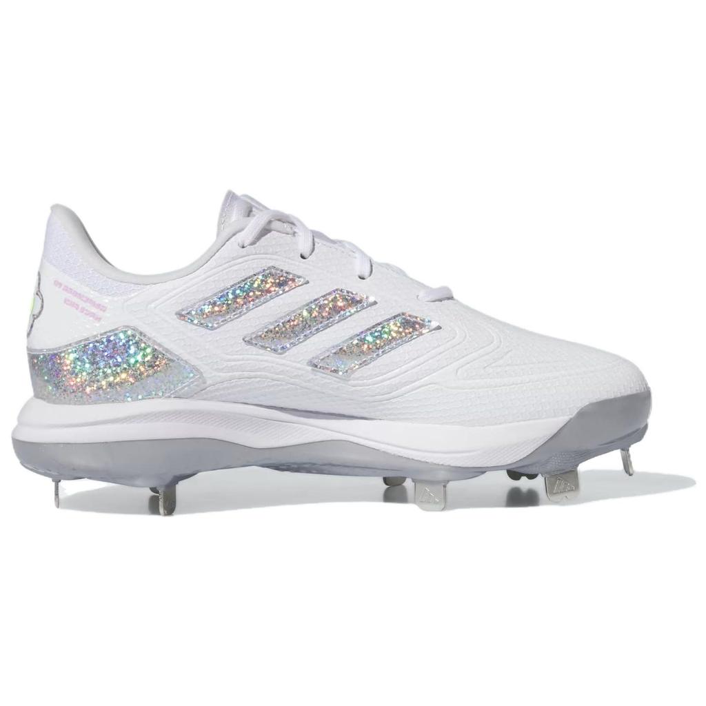 Adidas Sis Bates x Adizero PureHustle 3 Помните, что нужно веселиться Женские кроссовки Белый Облачно-белый Серебристый металлик ID1664