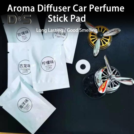 10Pcs PE Car Aromatherapy Tablets Refresh Your Ride with Customizable Fragrances Easy Install Scratch Free for All Car Models
